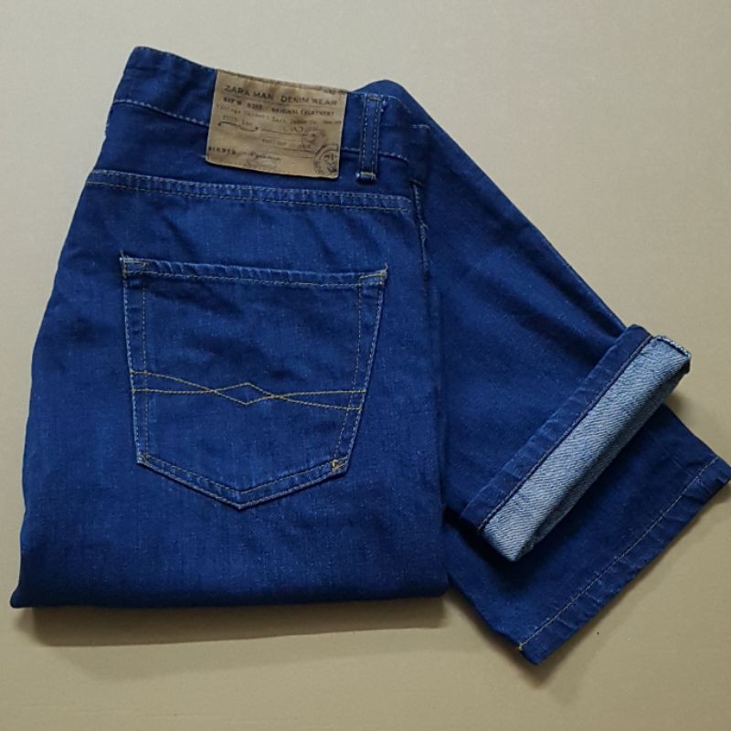 celana jeans second ZARA MAN original size: 34 || LM0043