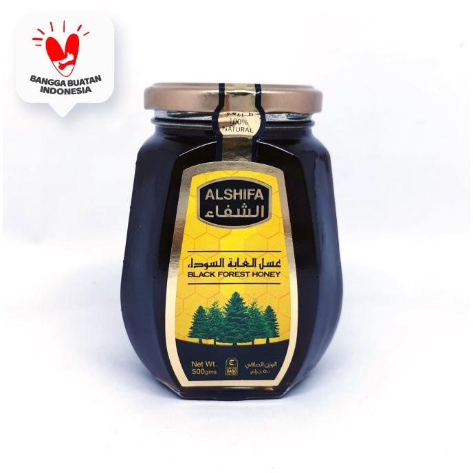 

Cuci Gudang Awal Tahun Madu Al Shifa Alshifa Black Forest Honey madu Hitam Original 500gram Cuci