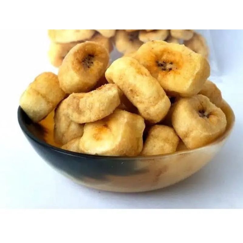 

Keripik Buah Pisang Crispy 250gr