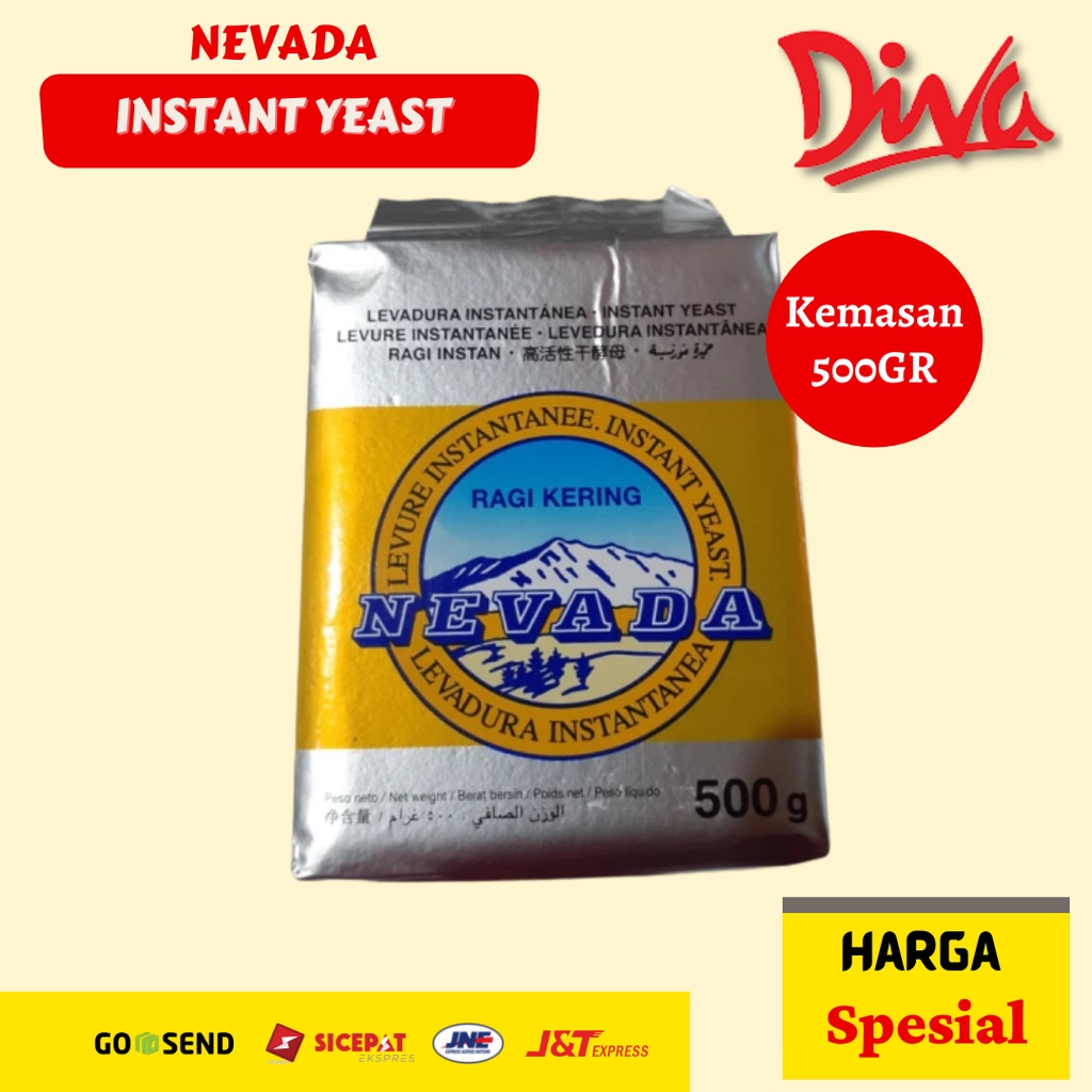 [500gr] Nevada Instant Yeast - Nevada Instan - Ragi Kering