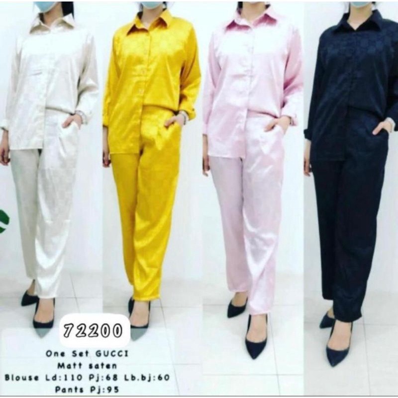 SETELAN GUCCI WANITA/SETELAN WANITA KEKINIAN/SETELAN WANITA TERBARU/SETELAN WANITA IMPORT