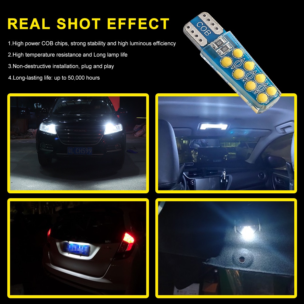 16 LED Lampu senja/ lampu kota Led t10 dan 12 volt kedip 1 PCS High Quality Mobil Motor Senja speedometer tipe diam / kedap-kedip flash