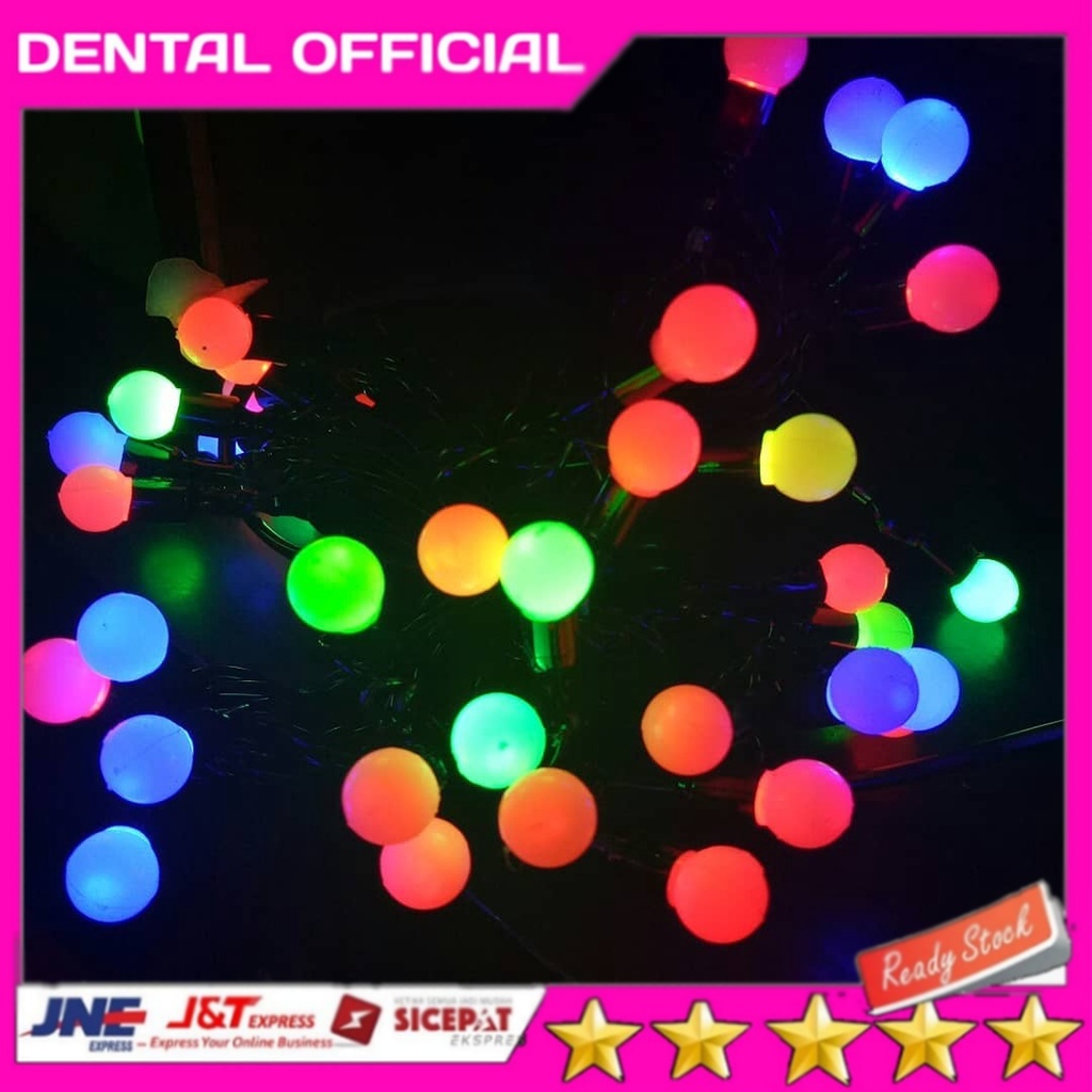 Lampu hias LED Anggur bulat full color hias