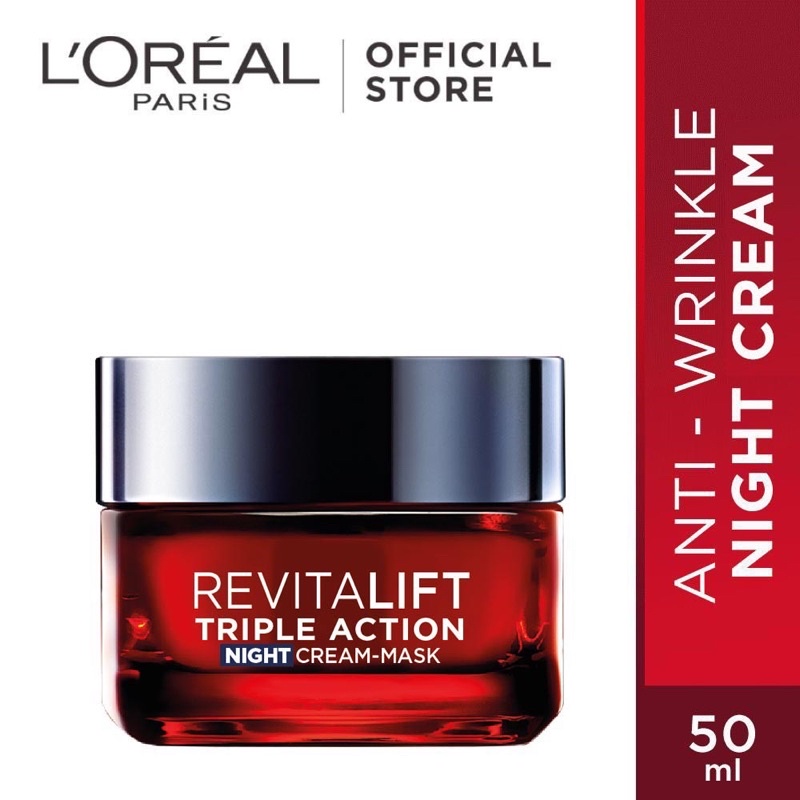 ❤️Backwall.id❤️ L’oreal revitalift triple action NIGHT cream
