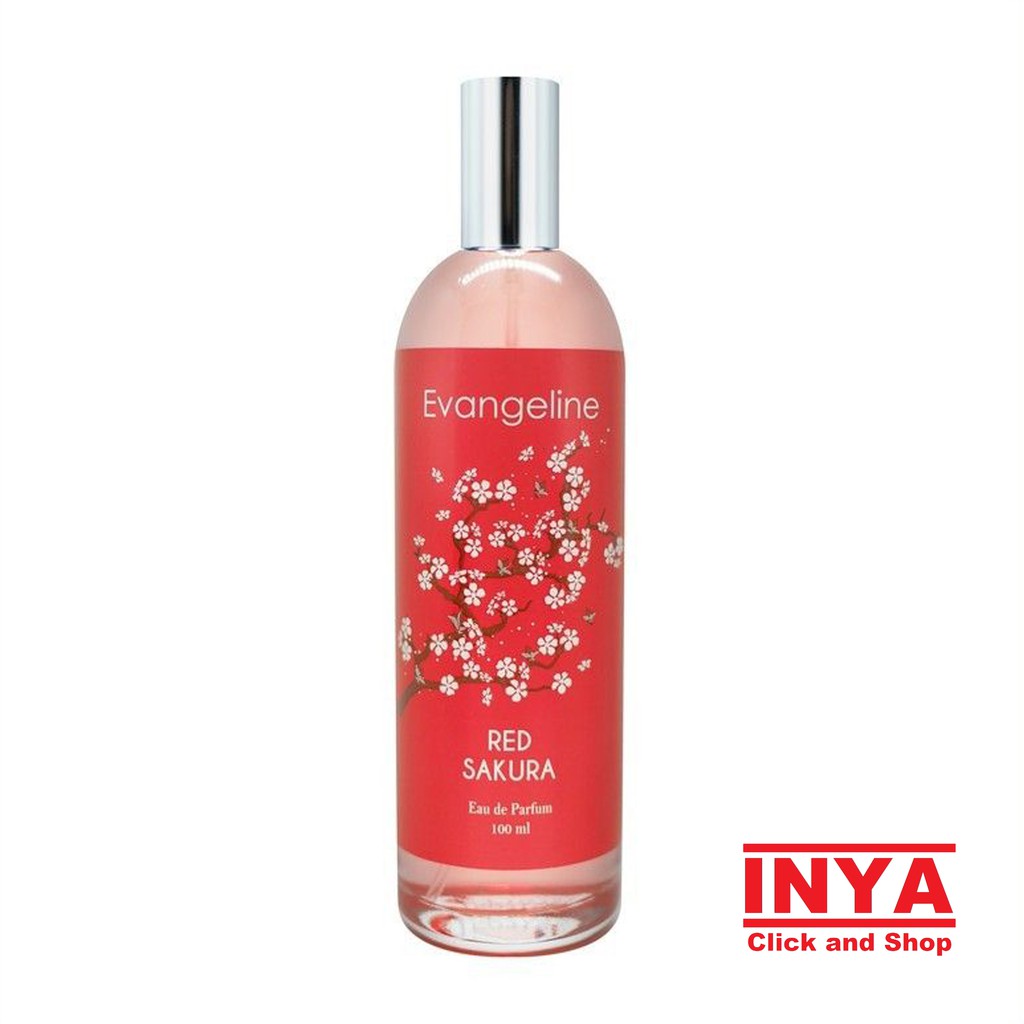 EVANGELINE RED SAKURA 100ml Eau de Parfume - Natural Spray Parfum