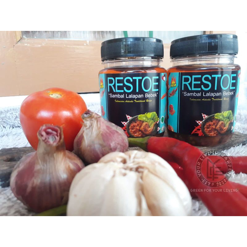 

RESTOE, SAMBAL LALAPAN BEBEK, Kemasan 200gram