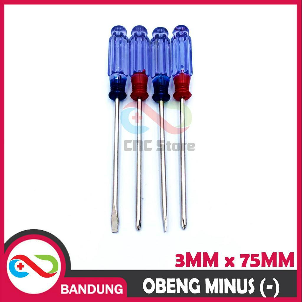 OBENG KECIL MINI 3MM 75MM MAGNET MINUS