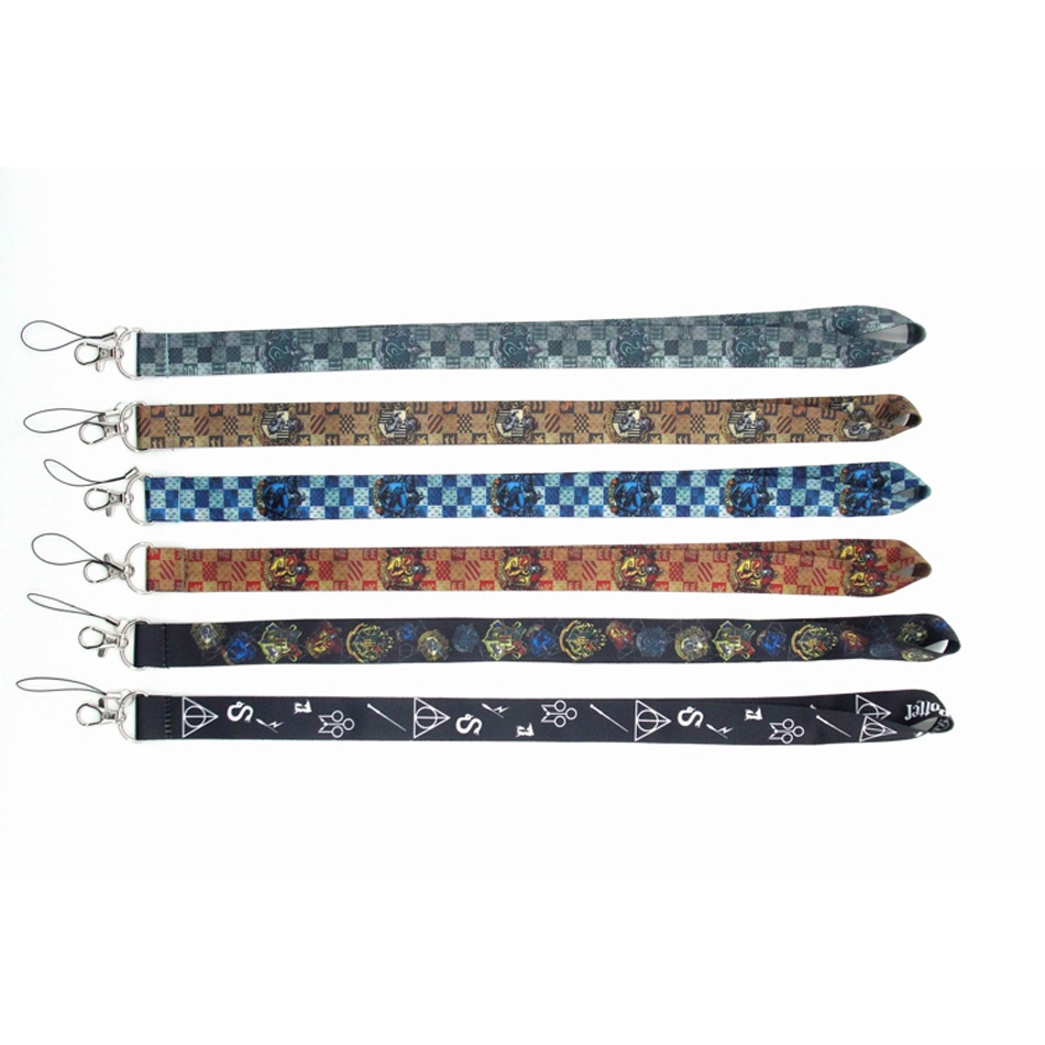 Harry Potter Leher Lanyard LITTLE WIZARD Lanyard Ponsel untuk Mahasiswa Pemegang Kartu ID Card Sling Gantungan Kunci Anti-Drop Aksesoris