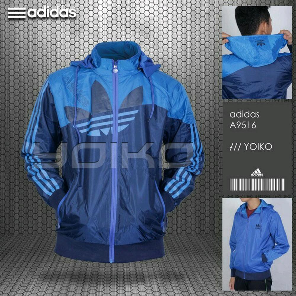 JAKET ADIDAS 19516 GRADE ORI MURAH BOLAK BALIK