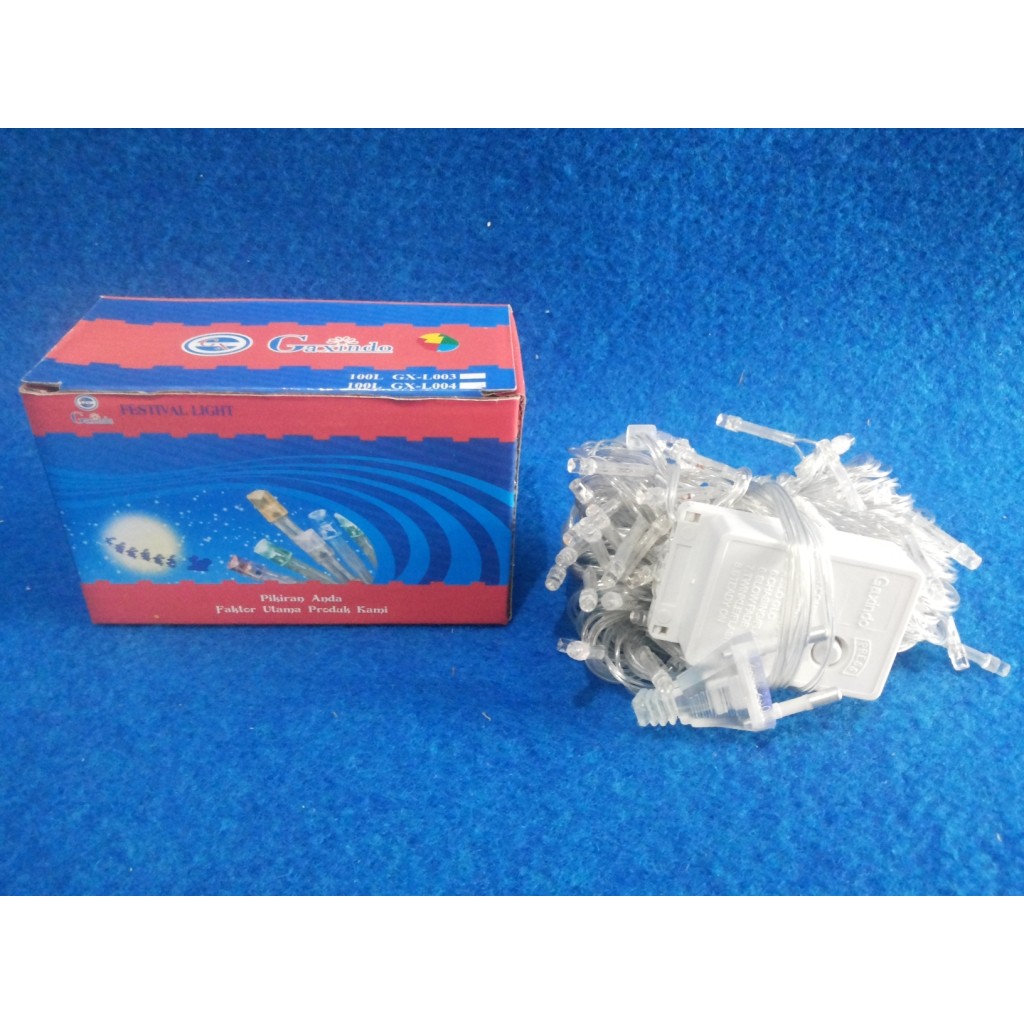 LAMPU NATAL LED 100L GAXINDO WARNA WARNI