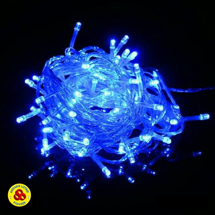 Lampu Natal LED Biru LED Tumblr Blue LED Twinkle Decor