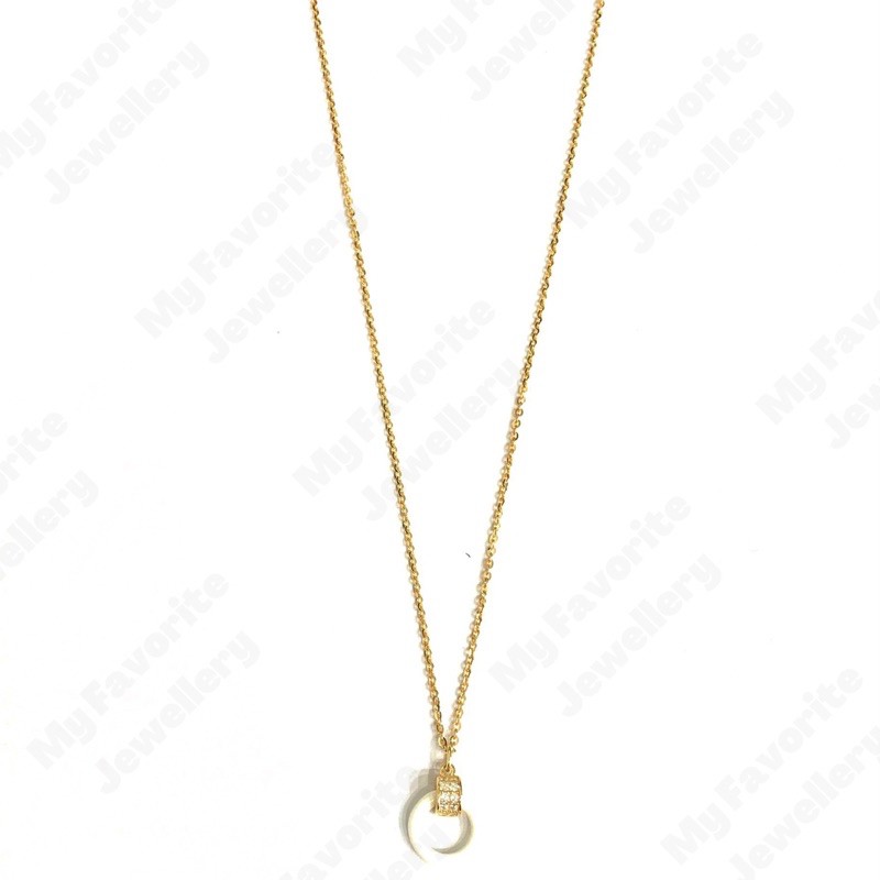 Kalung Lollipop Putih Kalung Emas Asli Kadar 700