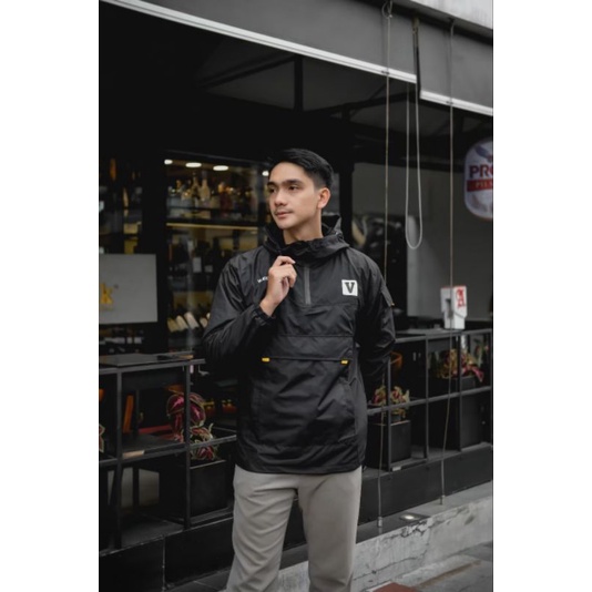 VLIEGER ORIGIN Jaket Cagoule Pria Windbreakers