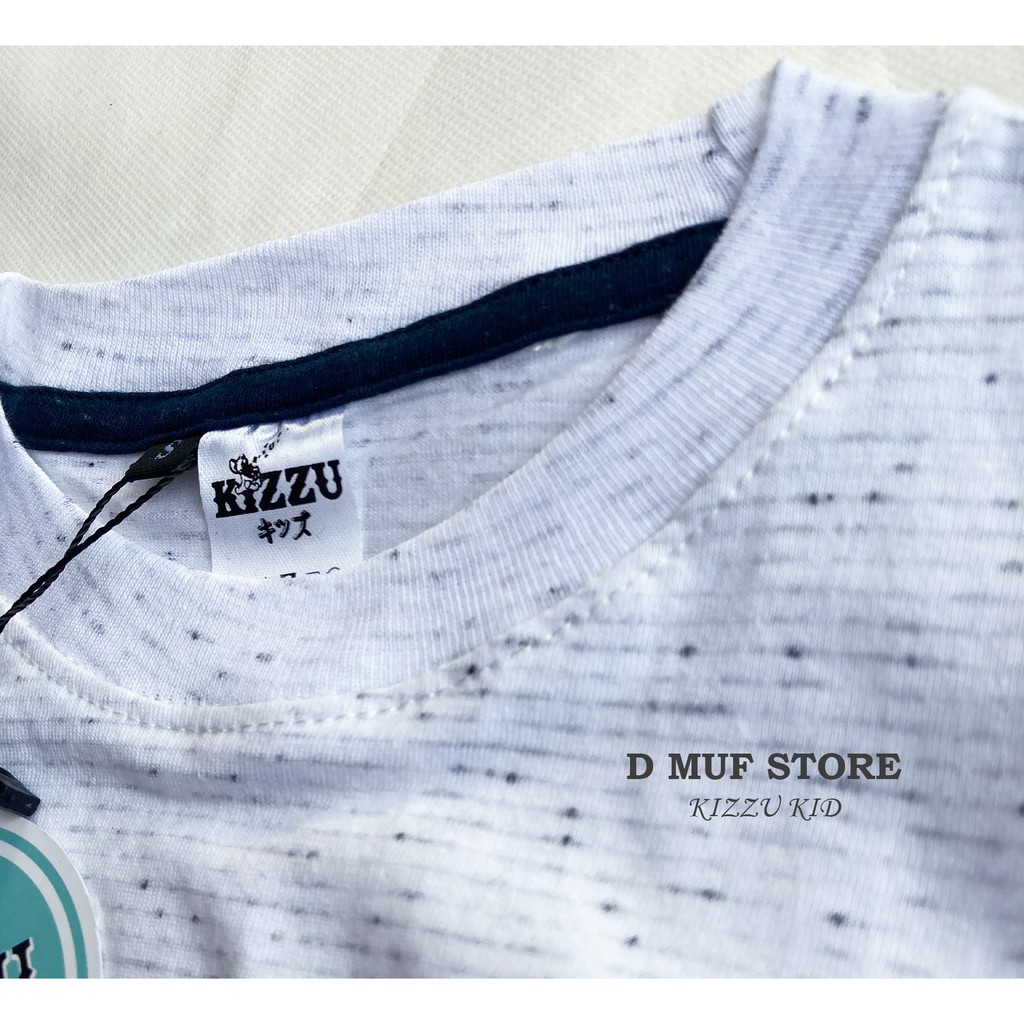 Kizzu Kaos Anak Premium Cotton Mambo 30s Usia 1-12 Tahun OB Mambo Putih- dmuf store
