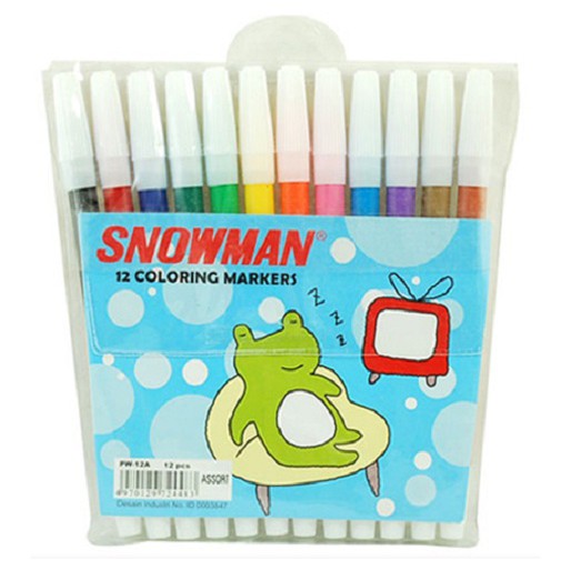 

Spidol Warna Snowman 12 Colours PW-12A