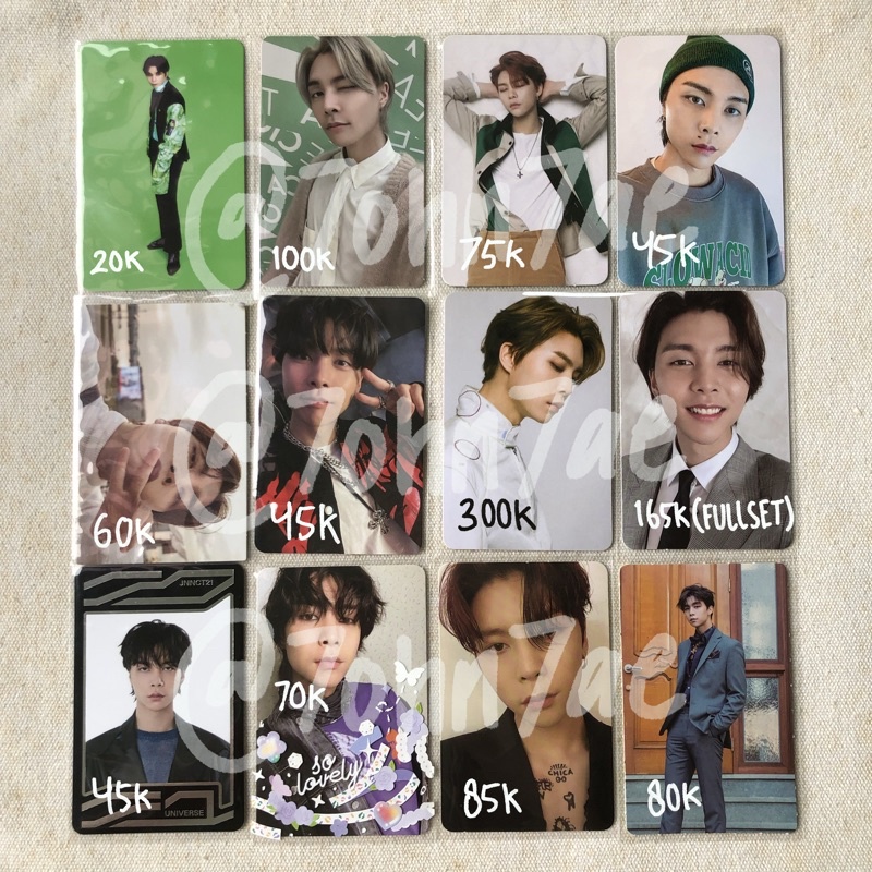 Johnny NCT 127 Photocard - Eco Bag Bangkok, Hello Seoul, 2nd Player, Fanparty, Universe card, Matcha