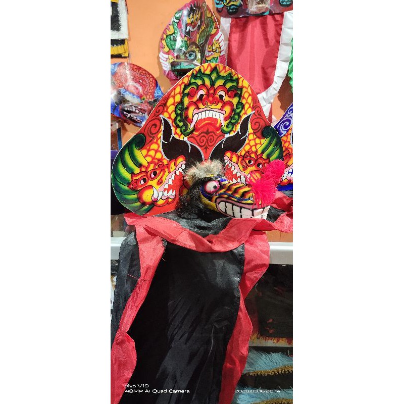 Barongan anak cat semi brush atau semprot / caploka nanak / reog thek / barongan / reog /devil