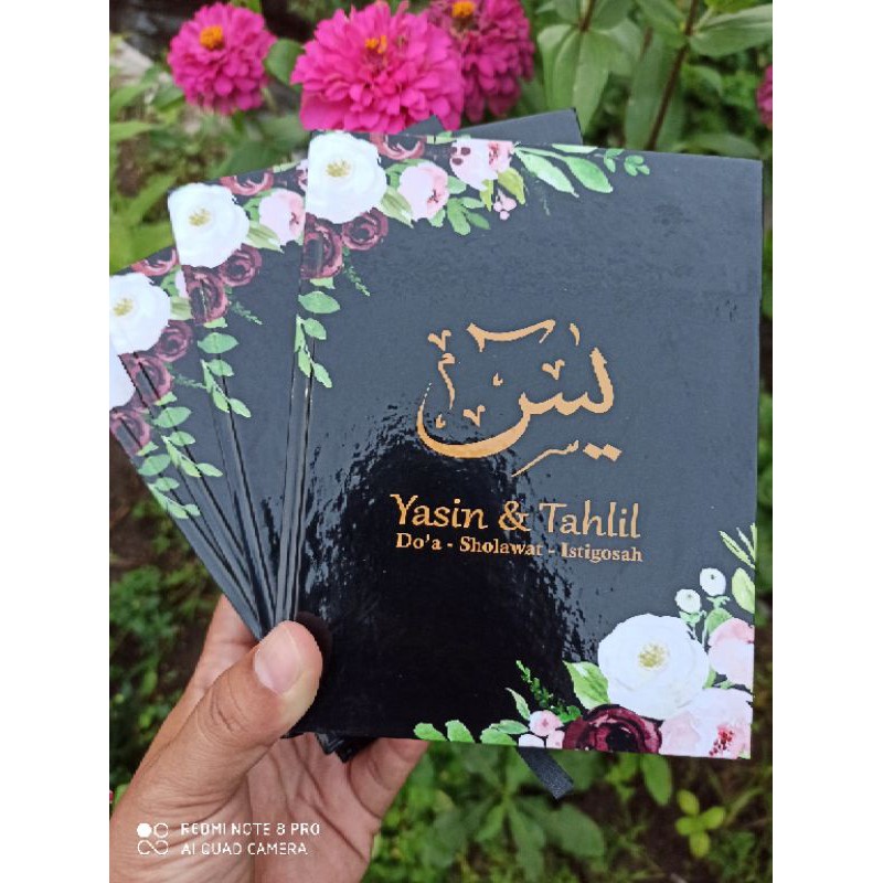 Buku Yasin Hardcover isi 192halaman artpaper + rumbai