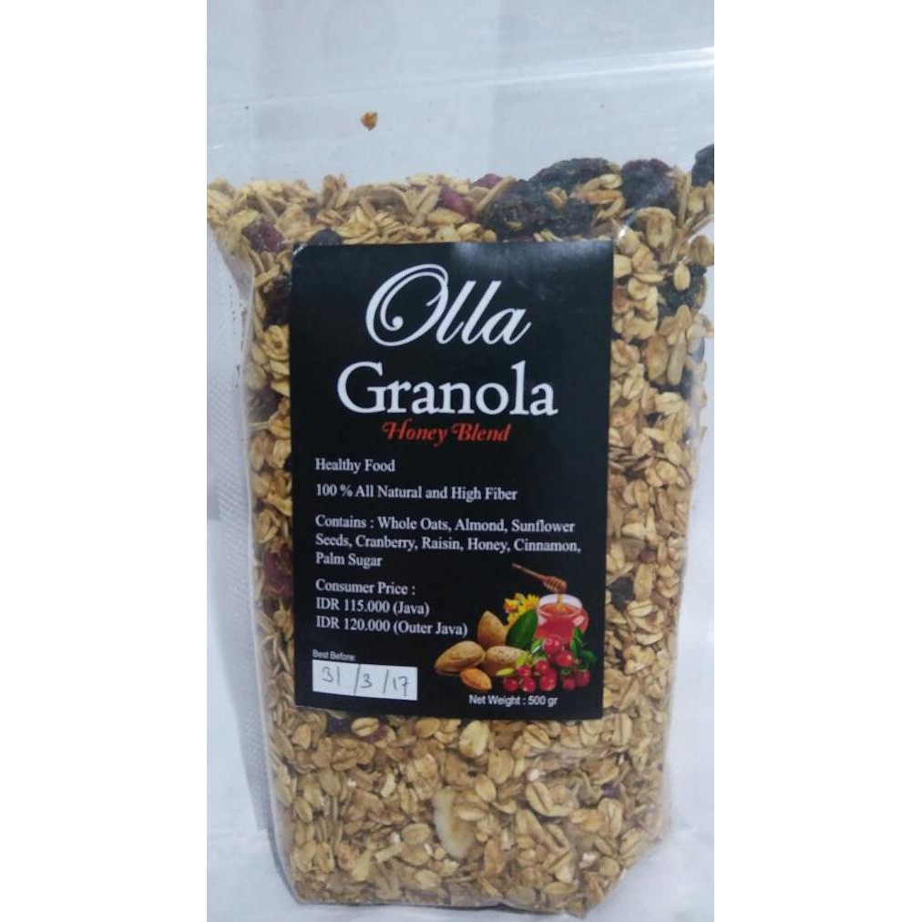 

Hot Produk MUESLI OLLA GRANOLA - MAKANAN SEHAT - CEMILAN - SNACK