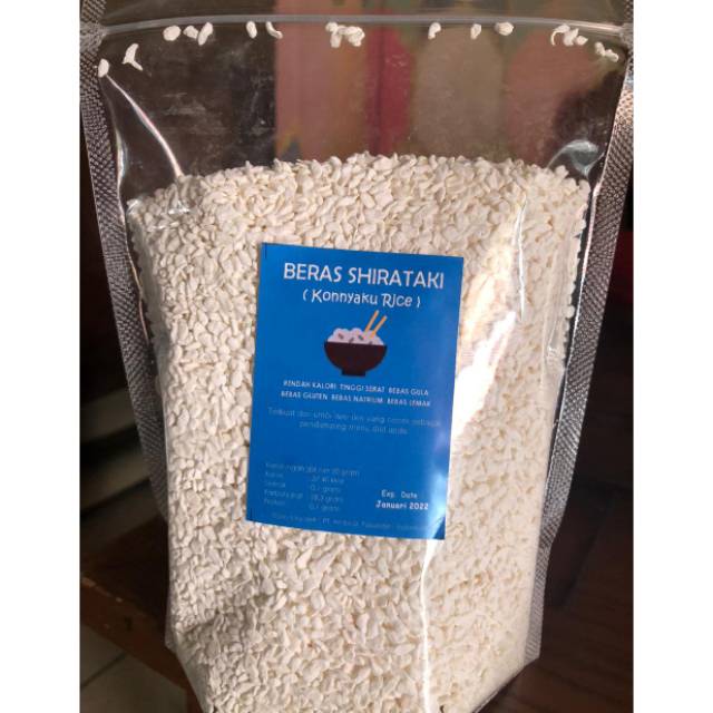 

Beras shirataki 500gram /konyaku rice 500gram