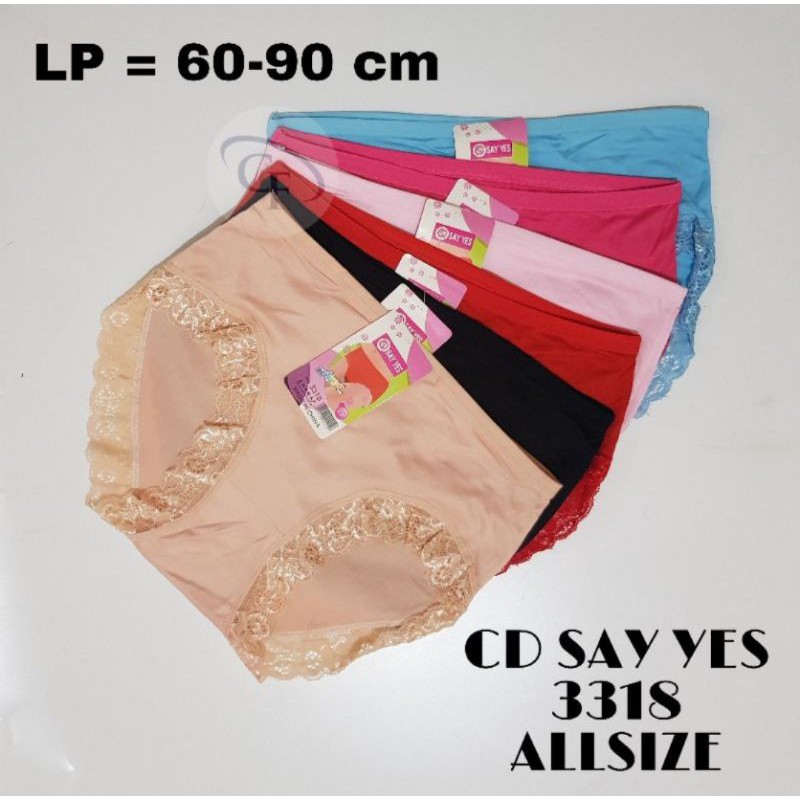 12 Pcs CD WANITA LUSINAN /CELANA DALAM / CD Wanita Dewasa Renda Paha 3358 3318