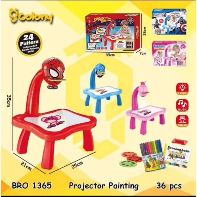DRAWING PROJECTOR PAINTING DRAWING LAMPU