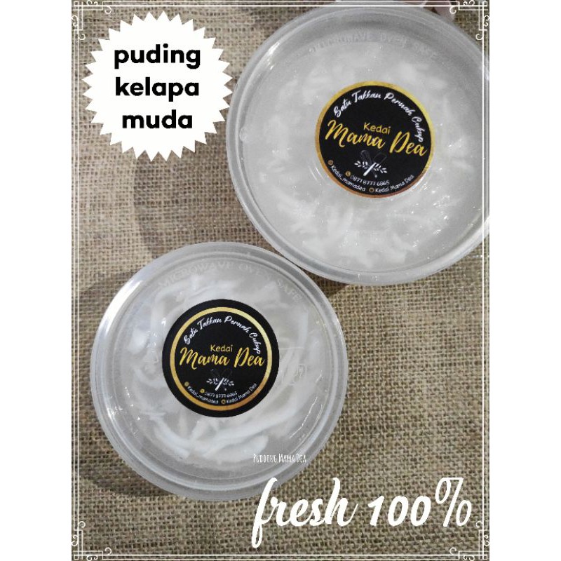 

Puding Kelapa Muda 200ml (Isi 2 Cup)