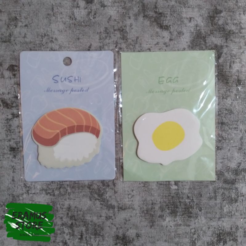 

Sticky notes sushi n egg