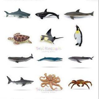 Marine Animal Figure set (12 pcs)- Recur
