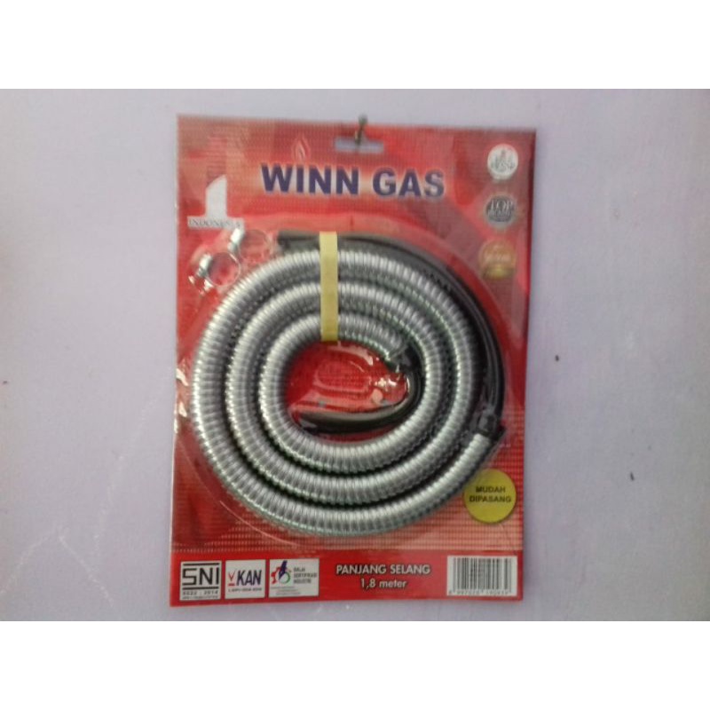 Selang Spare Part Suku Cadang Kompor Tabung Gas Elpiji LPG 3 12 Kilo Kg Universal Merk Win Winn Gas