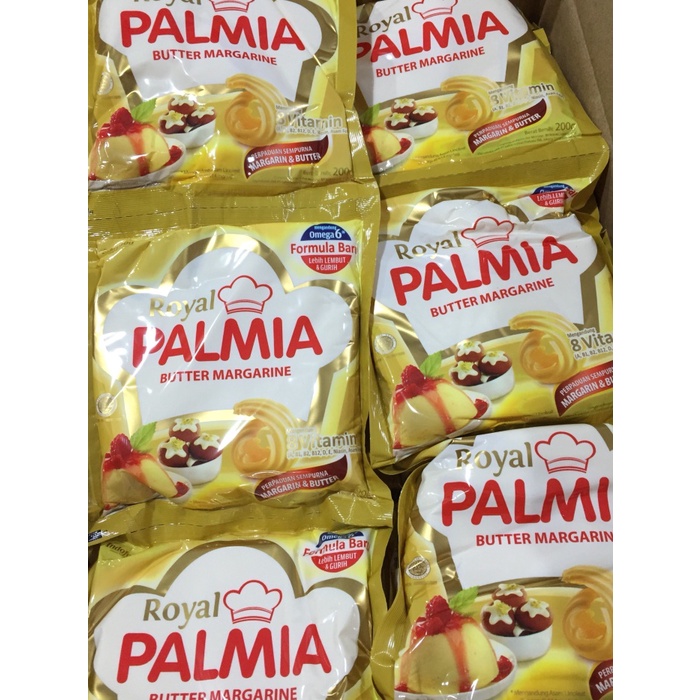 

butter-mentega- royal palmia butter&margarine sachet 200g -mentega-butter.