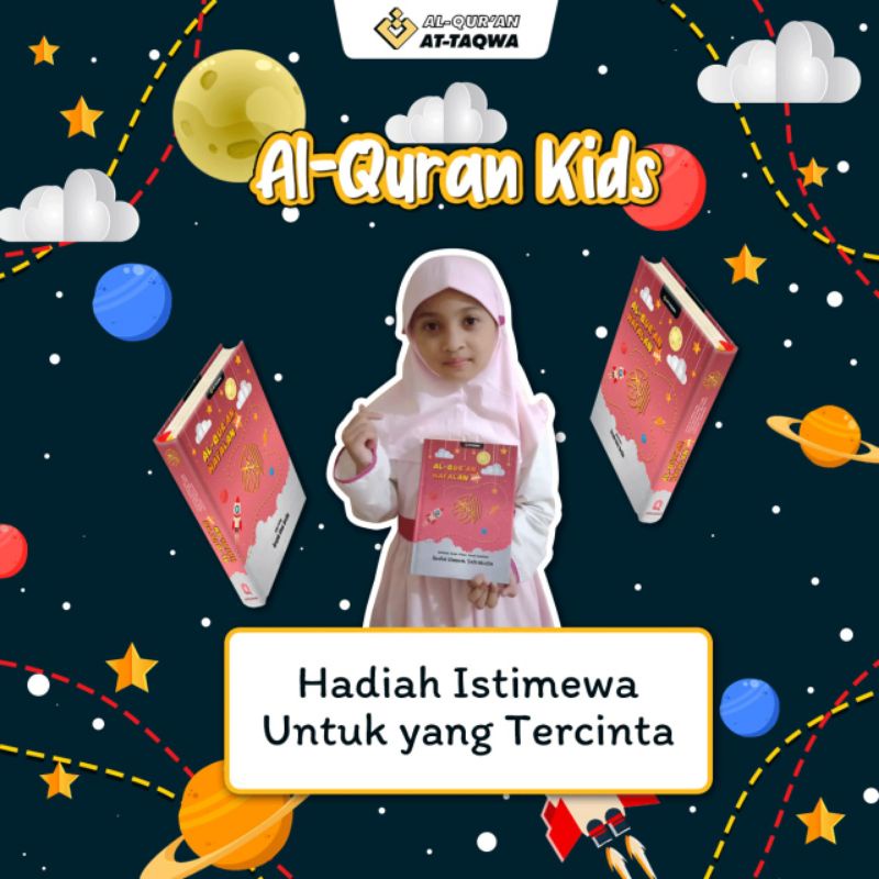 AlQuran Attaqwa Anak Hafalan Perkata Personal A5 Custom Nama Kids
