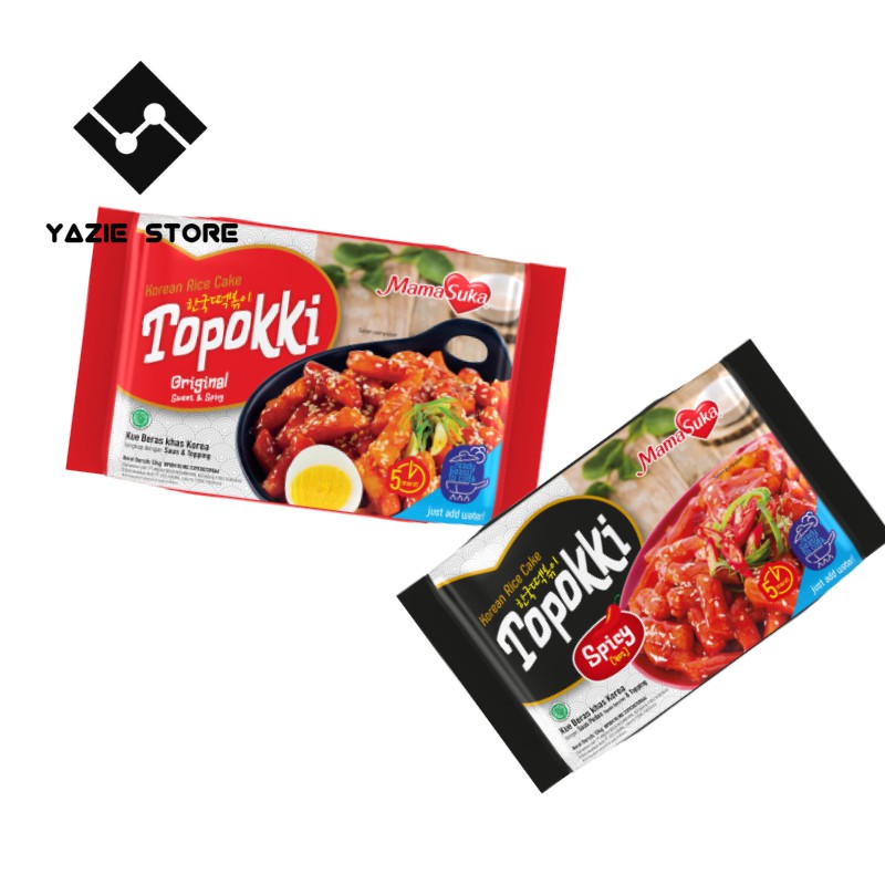 

Topokki / Tteobokki / Toppoki Mama Suka Original Sweet & Spicy 134 gr