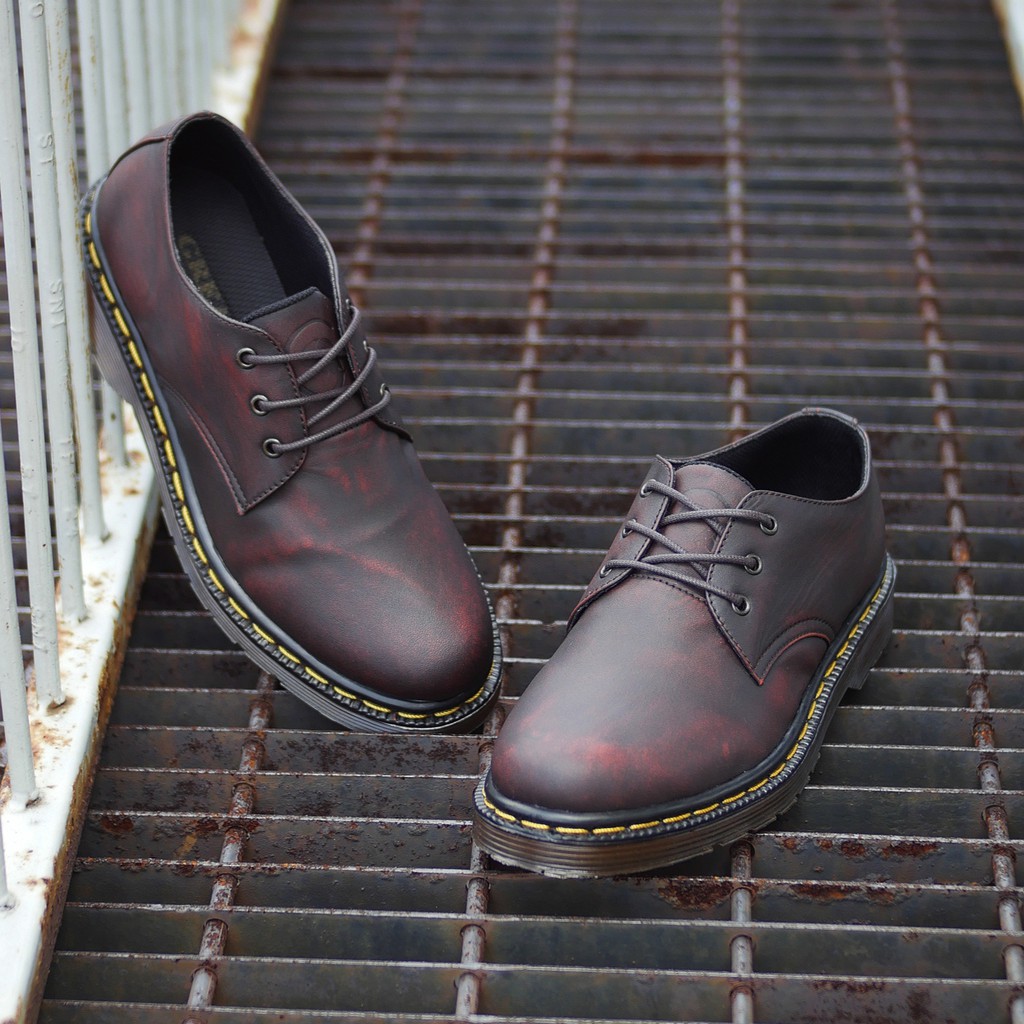 [KLAIM VOUCHERNYA] KALMAR MAROON SEPATU KULIT GREATA