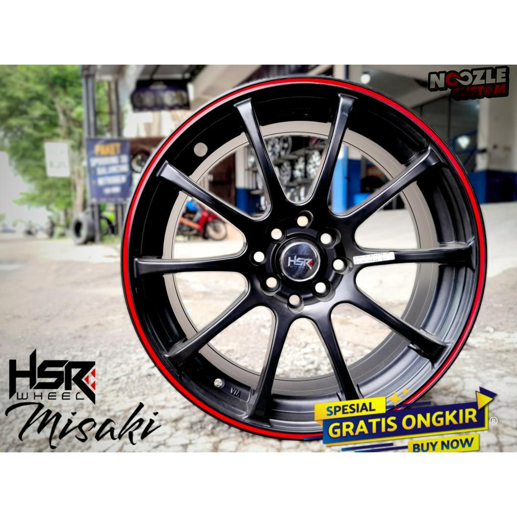VELG MOBIL R17 HSR MISAKI PELEK RACING YARIS LIVINA RING 17 LUBANG 4
