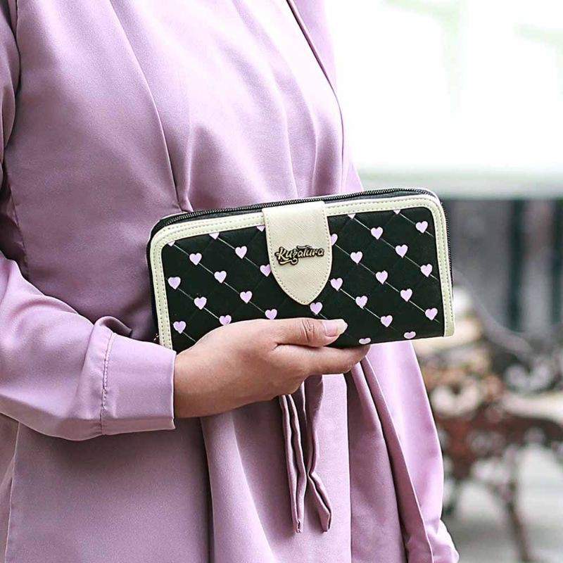 Dompet Lipat Panjang Casual Wanita Wallet Murah Garansi Original