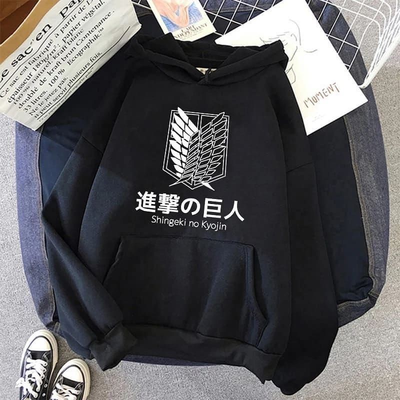 sweater hoodie anime attack on titan muraaaah