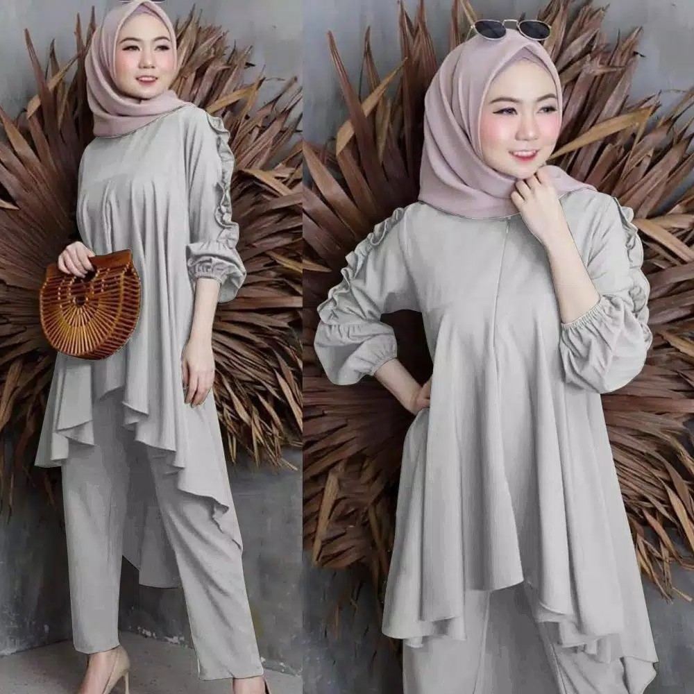 SADEWI ONE SET 2IN1 /STELAN BAJU DAN CELANA/ BANYAK SIZE( M,L,XL)