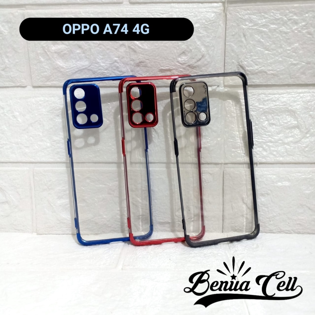 CASE OPPO A74 4G - PREMIUM SHINING CHROME OPPO A16 2021 OPPO A54 A74 4G