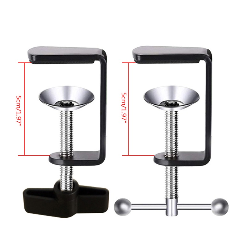 Cre Penjepit Dudukan Meja Bentuk C Universal Untuk Fitting Metal Desk Clip Selang Mikrofon Stand Base