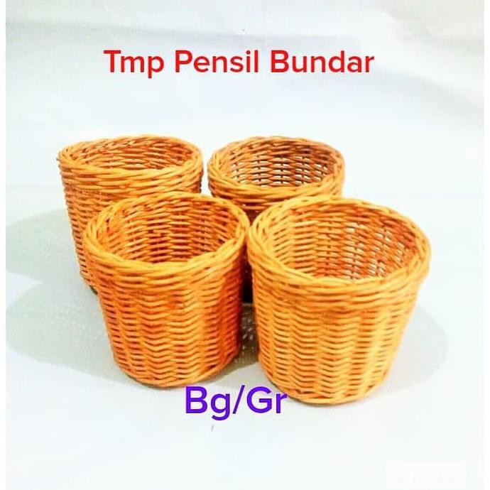 

FREEONGKIR Tempat Pensil Unik dari Rotan ZD356