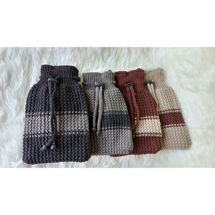 [ PROMO BISA COD  ] Tas slempang serut mini hp || tas rajut serut hp