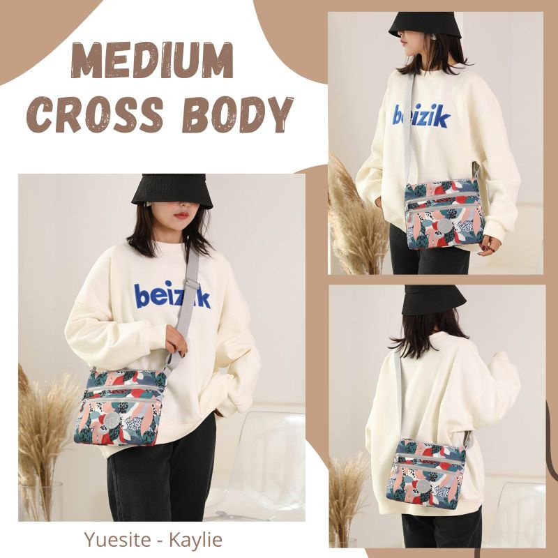 Tas selempang wanita medium yuesite kaylie original sling bag cross body