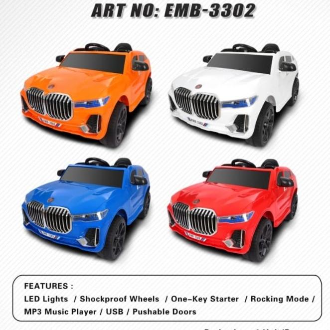 Mobil Aki Anak Exotic Toys Emb-3302