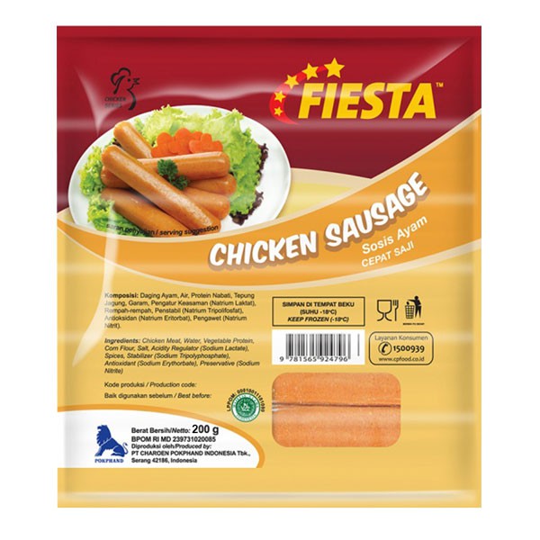 

Fiesta Chicken Sausages 200 Gr