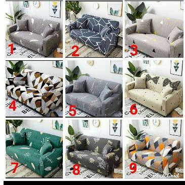 COVER SOFA SEATER sarung sofa elastis stretch elastic - ANTARIKSA