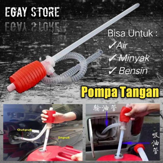 Pompa Tangan Manual Sedot Minyak Bensin Air Aquarium Portable Murah Hand Pump