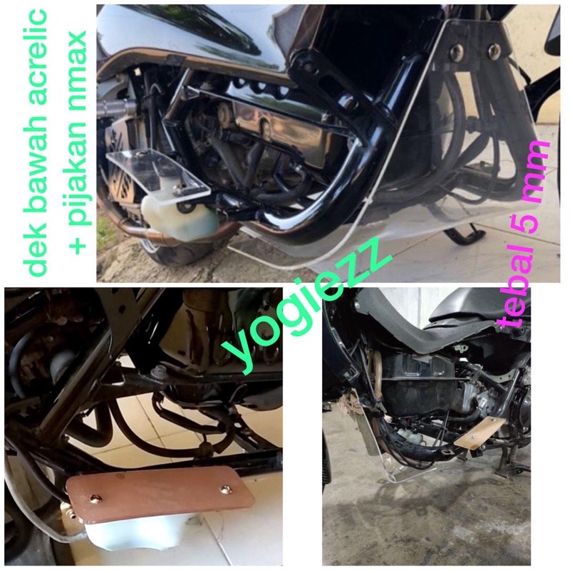 Cover dek bawah tutup dek bawah all new yamaha nmax lama nmax new tutup penutup pijakan dek bawah ya