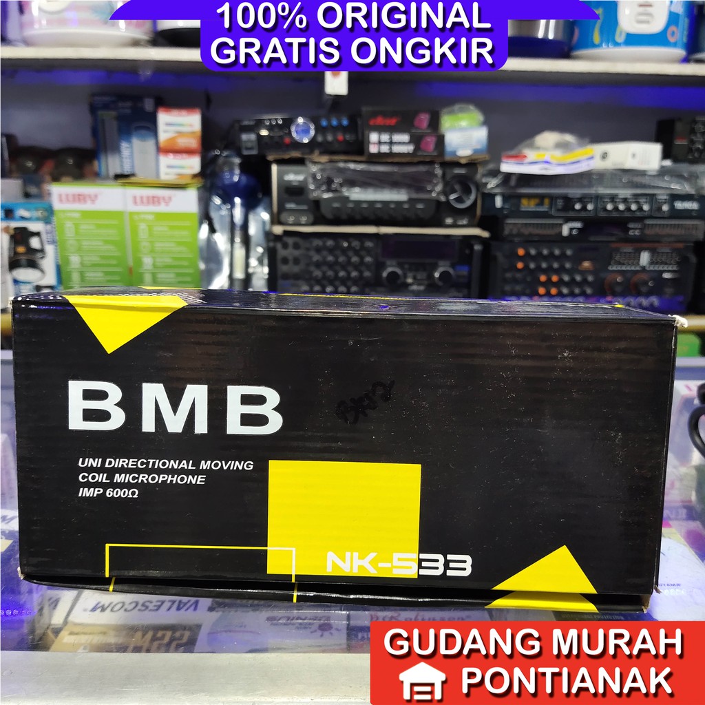 Mic BMB NK 533 Sepul mantap bersih dan kuat sensitif bagus  mikropon microphone original Kabel NK533 NK-533