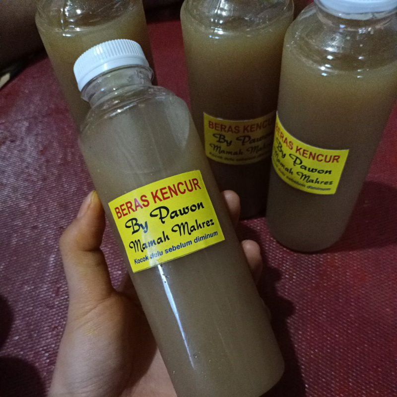 

(Ready)Jamu beras kencur botol 250ml.